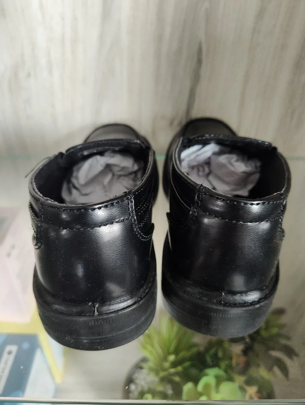 Deer Stags Black Slip-On Kids Dress Loafers SZ 1.5 New In Box